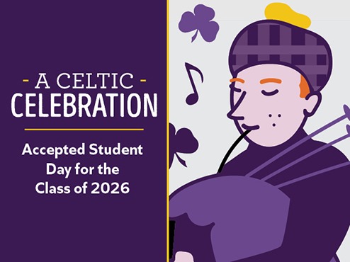 A Celtic Celebration for accepted students to Carlow University.